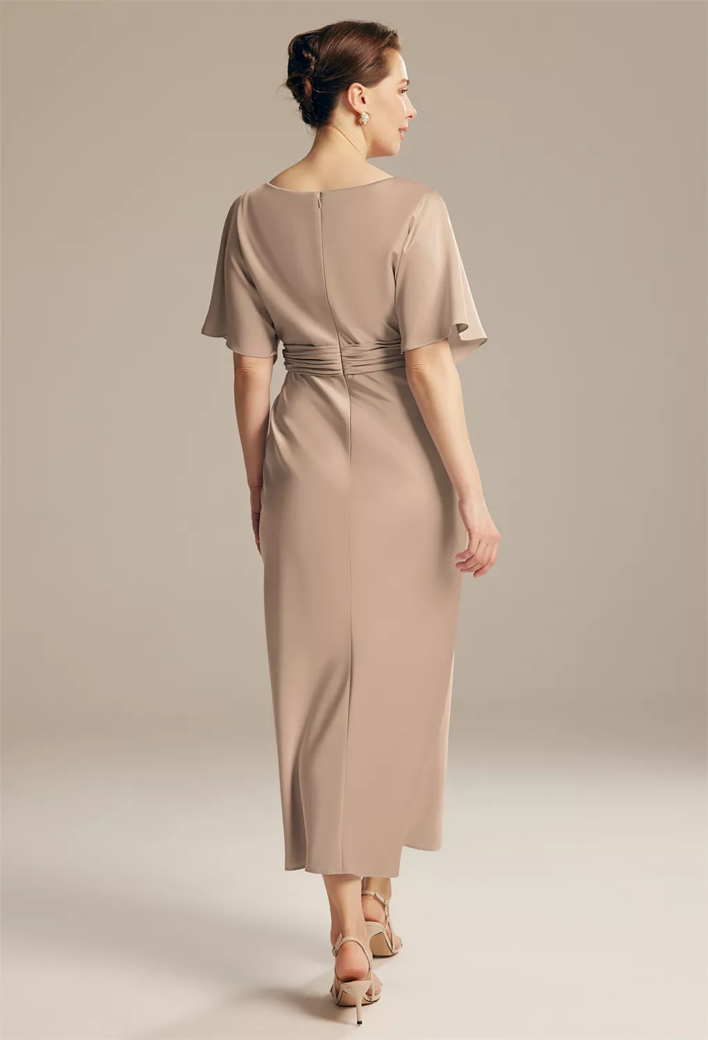 AW Romula Taupe  Mother of the Bride Dresses